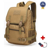 Mochila táctica multifuncional de 9.5 litros en color caqui con sistema Molle — imagen 2 de 2