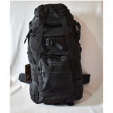 Mochila táctica multiusos de 45 litros en color negro camuflaje para campismo — imagen 1 de 7