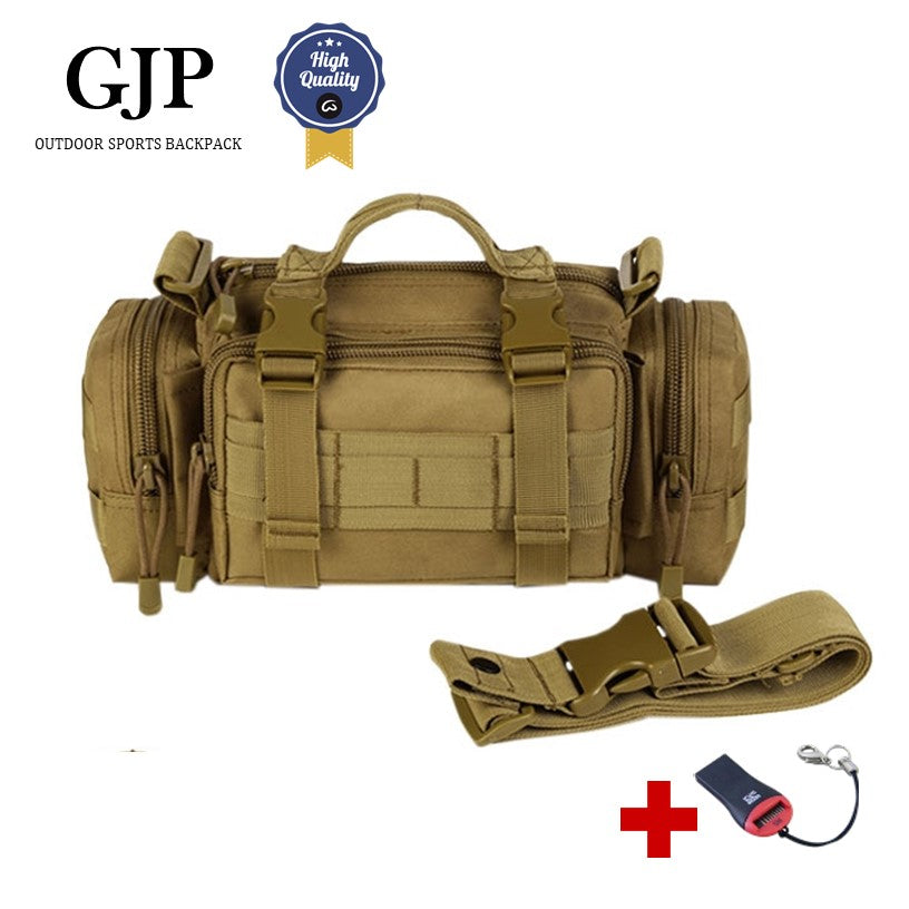 Mochila táctica multiposición de 3 litros con sistema molle