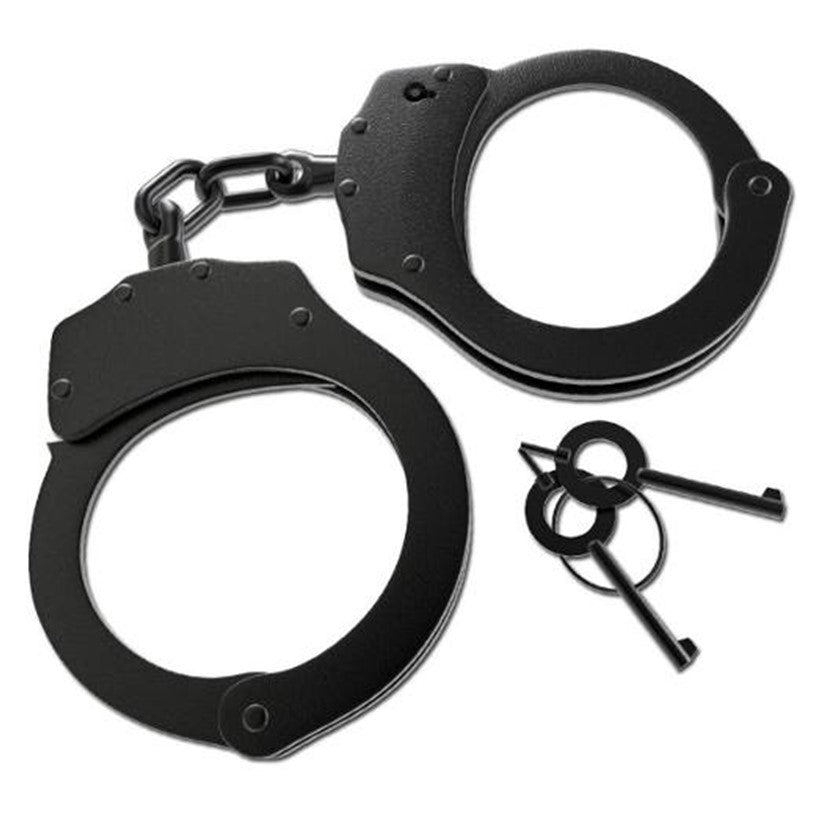 Esposas de metal policiacas con juego de llaves incluido