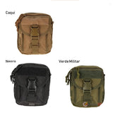 Bolsa militar táctica cruzada con 5 compartimentos y sistema MOLLE — imagen 2 de 8