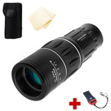 Monocular telescopio 16x52 de alto alcance con funda y correa — imagen 4 de 4