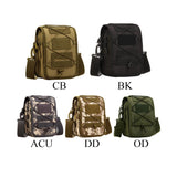 Mochila táctica militar multifuncional negra tipo mariconera en nailon 700D — imagen 5 de 5