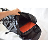 Mochila táctica multiusos de 45 litros en color negro camuflaje para campismo — imagen 7 de 7