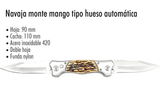 Navaja doble hoja con mango tipo hueso y funda de nylon — imagen 2 de 4