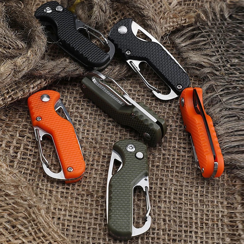 Mini cuchillo corta soga de apertura automática