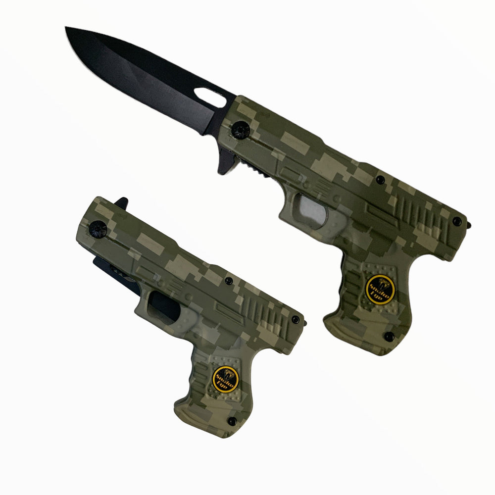 Navaja plegable compacta con clip integrado
