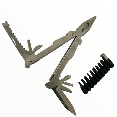 Pinza multifuncional plegable 18 en 1 con funda de transporte
