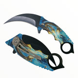 Navaja tipo karambit de hoja curva para colección — imagen 2 de 2