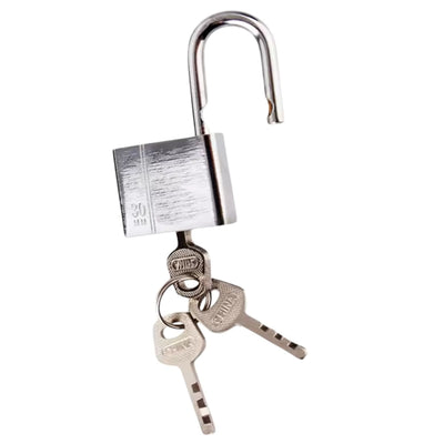Candado antirrobo de acero inoxidable reforzado con 3 llaves