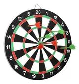 Juego de dardos con tablero rígido doble cara y 6 dardos — imagen 5 de 5