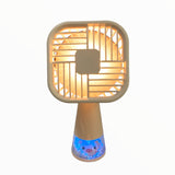 Ventilador portátil con luz integrada y 3 velocidades — imagen 1 de 2