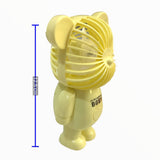 Ventilador portátil con diseño de oso para escritorio — imagen 2 de 2