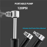 Mini bomba portátil de aluminio para ciclismo — imagen 2 de 3