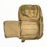 Mochila cruzada tipo maletín de 35 litros con sistema molle en caqui o negro — imagen 4 de 4
