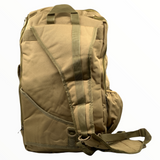 Mochila cruzada tipo maletín de 35 litros con sistema molle en caqui o negro — imagen 2 de 4