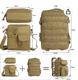 Set de mochila 40 litros y mariconera con sistema molle — imagen 2 de 6