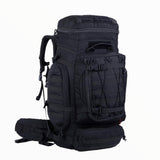 Mochila de marco interno de 70 litros con sistema molle en negro, caqui o verde — imagen 6 de 9