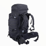 Mochila de marco interno de 70 litros con sistema molle en negro, caqui o verde — imagen 7 de 9