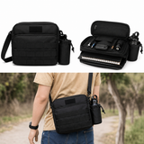 Bolsa táctica mensajera con sistema molle y porta botella lateral — imagen 6 de 6