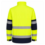 Chamarra softshell de alta visibilidad reflectante para trabajo industrial — imagen 4 de 4