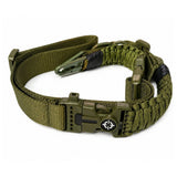 Portafusil táctico paracord con pedernal y mosquetón corta soga — imagen 1 de 7