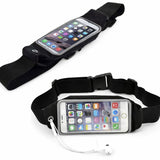 Cangurera deportiva impermeable con espacio para celular y audífonos — imagen 2 de 5