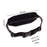 Cangurera deportiva impermeable con espacio para celular y audífonos — imagen 4 de 5