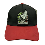 Gorra trucker snapback México con parche frontal en color negro y rojo — imagen 5 de 6