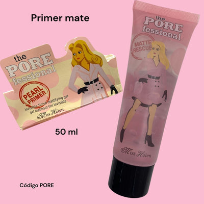 Gel pre-maquillaje matificante e hidratante para el rostro