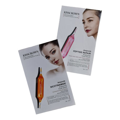 Set de 7 ampolletas de sérum facial con nicotinamida para iluminar la piel