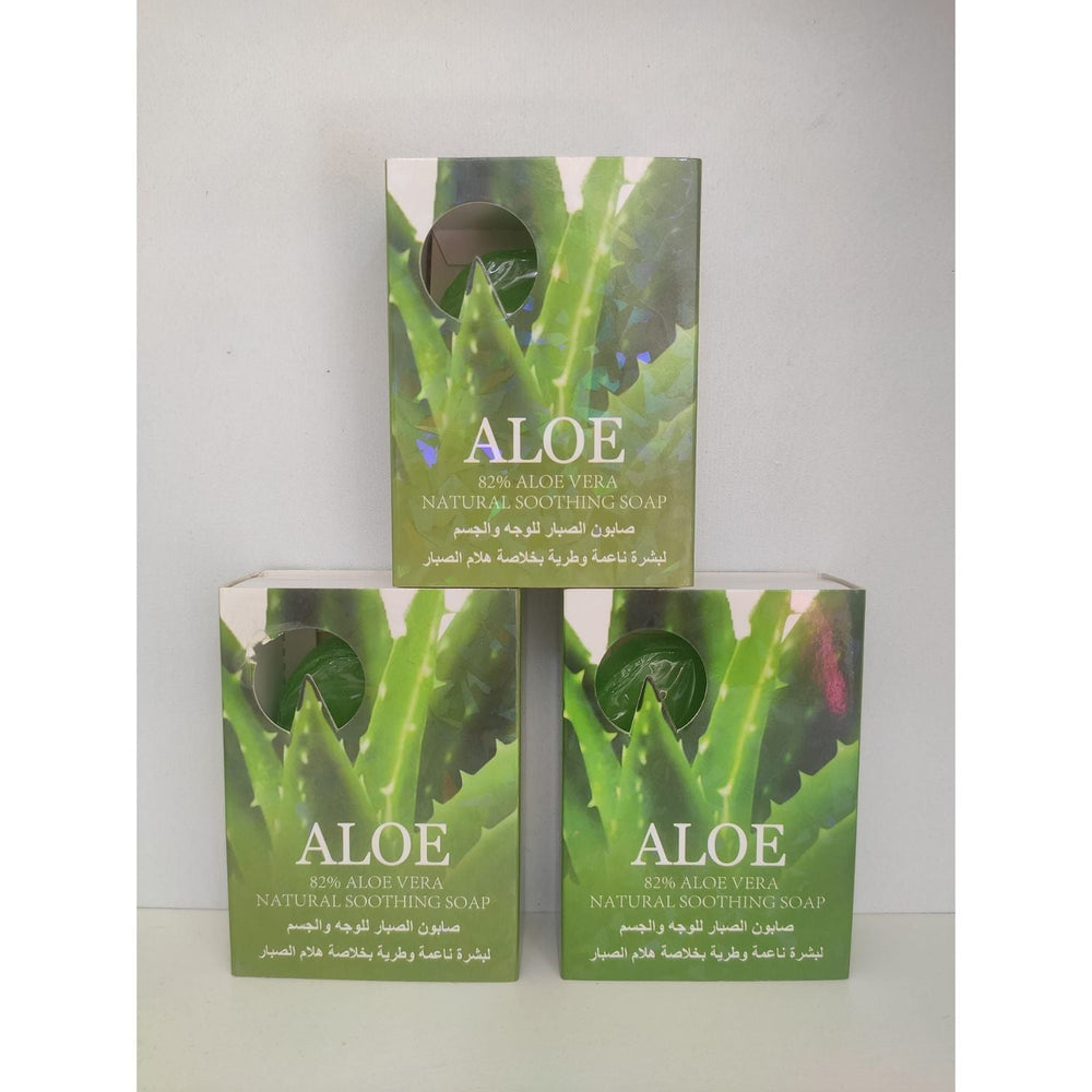 Jabón facial de aloe vera para rutina de limpieza