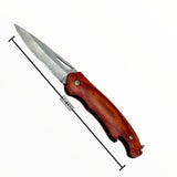 Navaja táctica plegable ligera de plástico y acero inoxidable — imagen 4 de 4