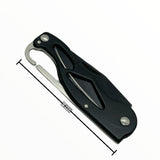 Navaja de camping plegable con hoja de acero 440C y clip — imagen 4 de 4