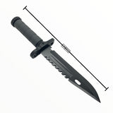 Cuchillo largo con pedernal y brújula integrados en la funda — imagen 2 de 3