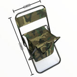 Silla pequeña plegable con bolsa para senderismo — imagen 4 de 4
