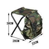 Mochila con silla plegable integrada para camping y senderismo — imagen 2 de 4
