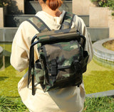 Mochila con silla plegable integrada para camping y senderismo — imagen 3 de 4