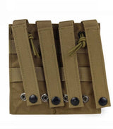 Porta cargador triple negro con montaje sistema molle para chaleco — imagen 4 de 4