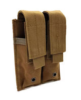 Porta cargador doble sistema molle en negro y verde militar — imagen 2 de 3