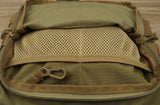 Mochila 2 en 1 tipo mariconera y cangurera color caqui porta cargadores — imagen 4 de 9