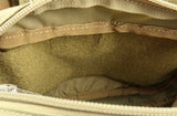 Mochila 2 en 1 tipo mariconera y cangurera color caqui porta cargadores — imagen 5 de 9