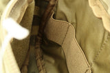 Mochila 2 en 1 tipo mariconera y cangurera color caqui porta cargadores — imagen 6 de 9