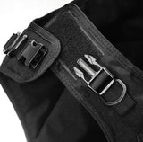 Chaleco táctico básico con sistema MOLLE en negro y verde — imagen 2 de 4
