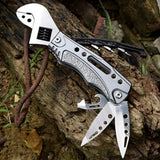 Multiherramienta plegable con mini llave perico ajustable integrada — imagen 1 de 3