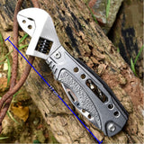 Multiherramienta plegable con mini llave perico ajustable integrada — imagen 2 de 3