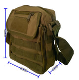 Mochila cruzada pequeña caqui con sistema MOLLE frontal — imagen 4 de 4