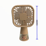 Ventilador portátil con luz integrada y 3 velocidades — imagen 2 de 2