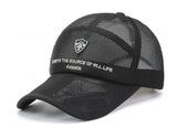 Gorra deportiva de malla transpirable en color azul — imagen 1 de 5
