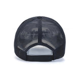 Gorra deportiva de malla transpirable en color azul — imagen 4 de 5